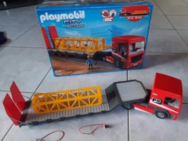 Playmobil Schwerlasttransporter Tieflader Lastwagen 5467 City action, wie neu - 1